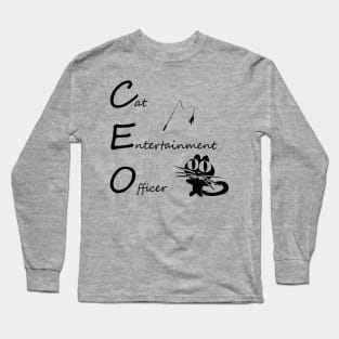 Cat Entertainment Officer Long Sleeve T-Shirt